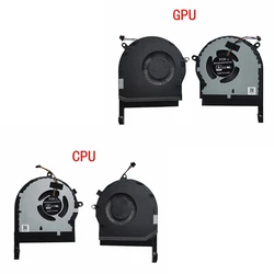 NEW Laptop Cpu GPU Cooling Fan For ASUS ZX80G FX504 FZ80 FX80 FX80G FX80GD FX504GD FX504GE FX80GE FX80FE ZX80 ZX80F