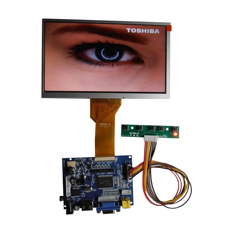 

7 Inch LCD Display Driver Board Control HDMI Compatible VGA AV for Lattepanda Raspberry Pi Banana Pi 800X480