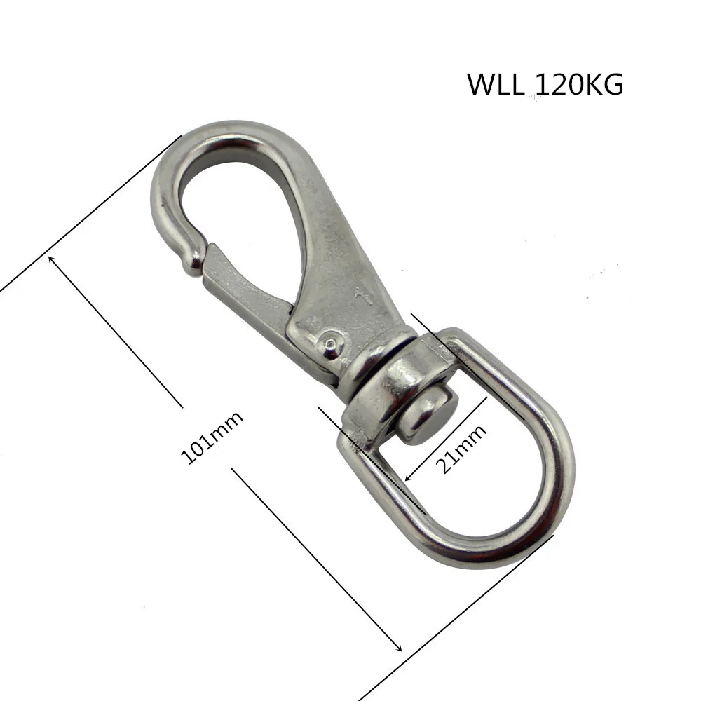 101mm, 10pieces per lot China Supplier High Quality Stainless Steel  Swivel SnapHook for Sale bag accessory