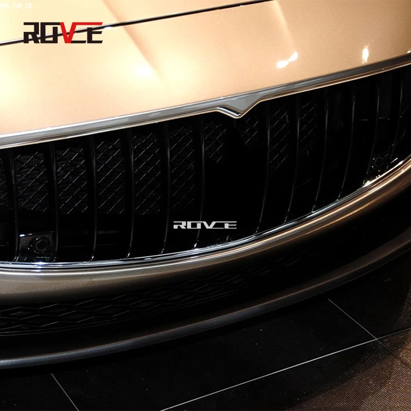 ROVCE Front Bumper Grille Grill For Maserati Quattroporte 2014 Chrome Plating Hood Grill