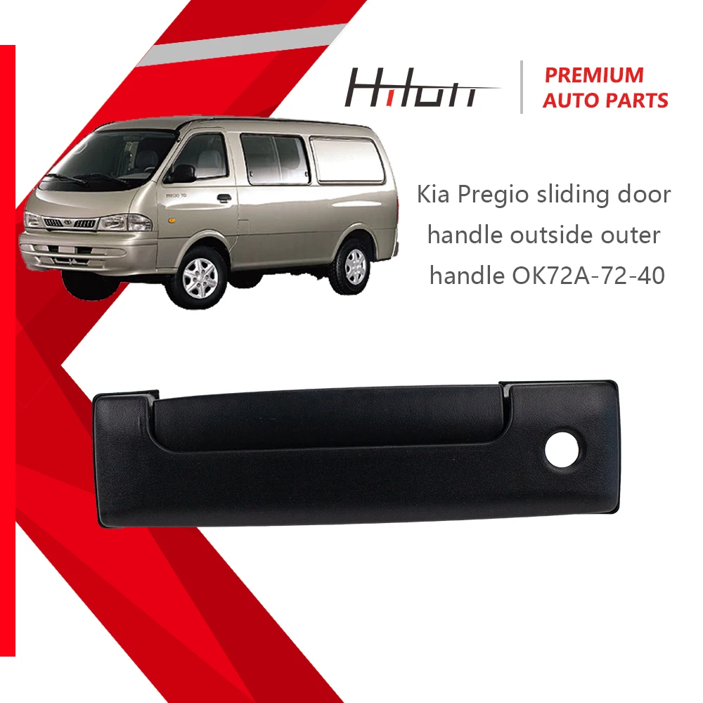 OK72A-72-410 Right Side Power Sliding Door Outer Handle Black for Kia Pregio 1995-2006