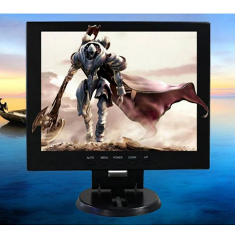 

10/10.4 inch monitor video input interface BNC1 BNC2 Two road VGA industrial safety equipment hd LCD monitor computer monitor