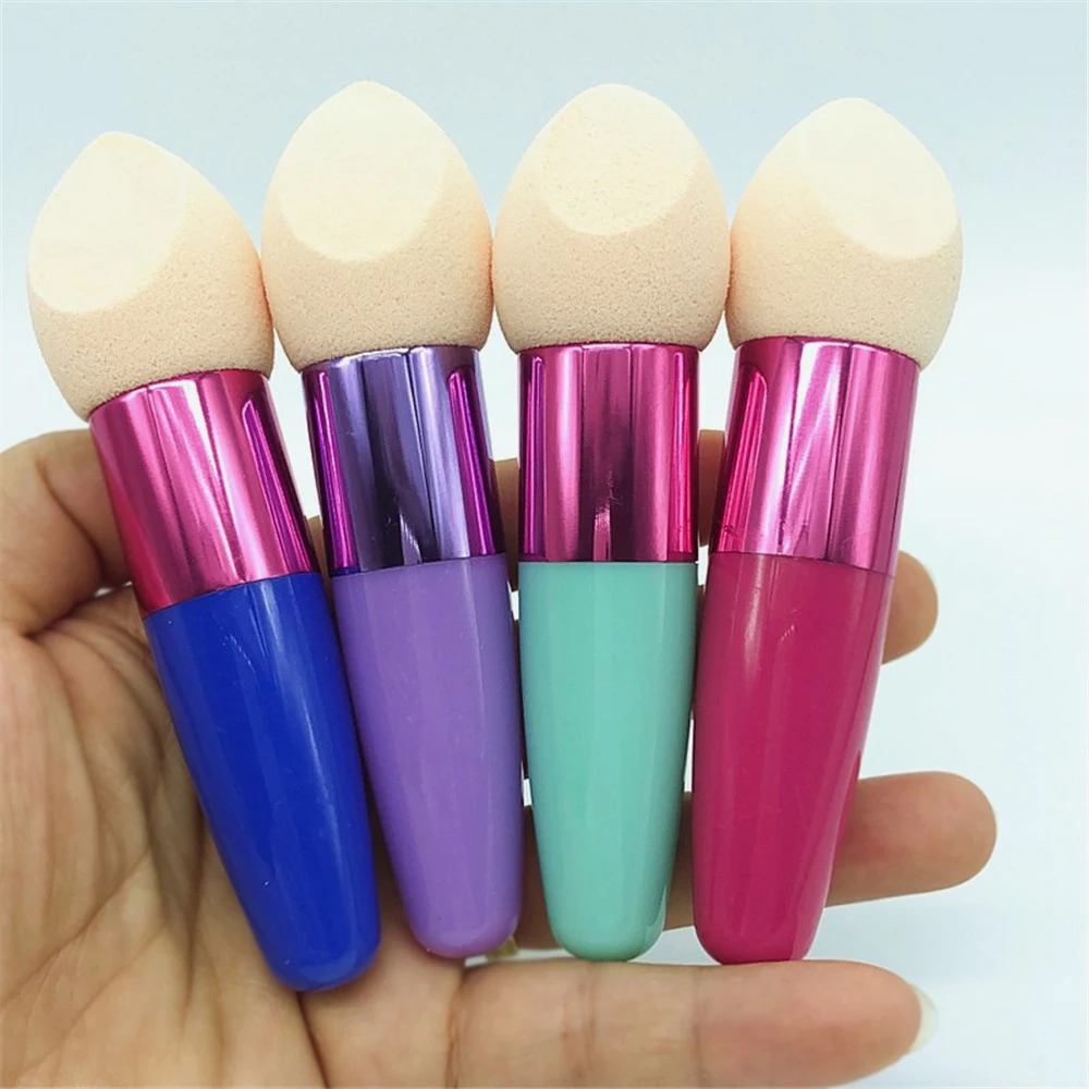 

Profesional Cosmetic Brush Makeup Sponge Women Liquid Cream Foundation Concealer Beveled Sponge Brush Puff Makeup Beauty Tools