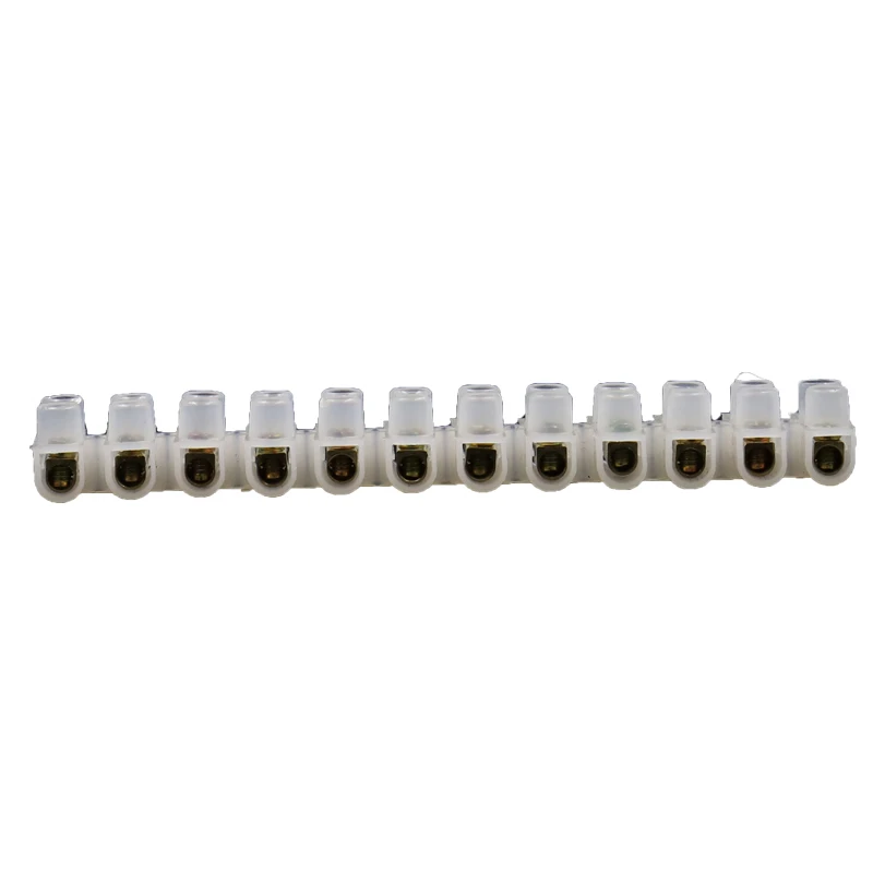 H Type Plastic Wire connector 1PCS 5A 10A Dual Row 12 Positions Screw X3 Terminal Block Cable Connector Electric Barrier Strip