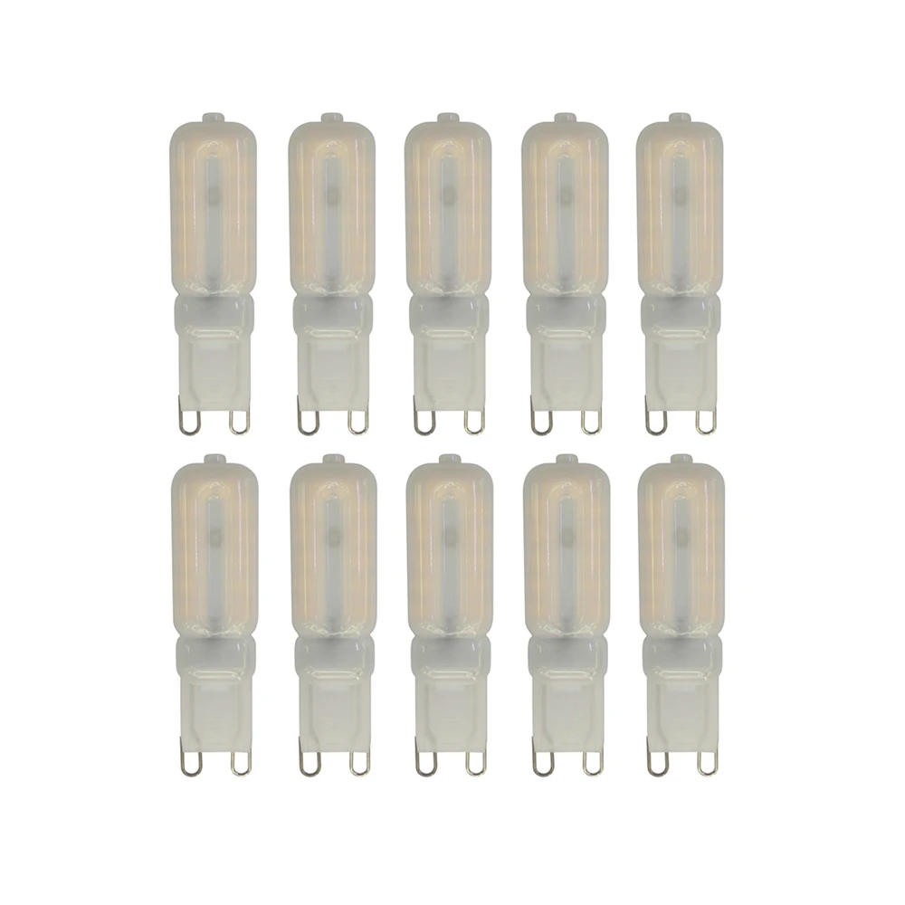 

10pcs/lot G9 LED Spotlight Bulb AC220-240V Chandelier Light 360 Degree Lighting 24 LEDs 2835SMD Replace Halogen Lamp