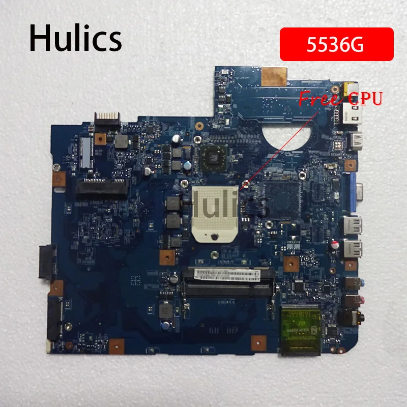 

Материнская плата Hulics для ноутбука Acer 5536 5536G, б/у, 48.4CH01.021, бриллиант 08252-2, бриллиант 4201003, DDR2