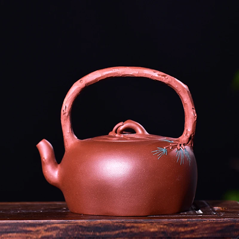 |A mud purple sand teapot yixing tea pot bottom tank manually clear the technologist famous teapot girder