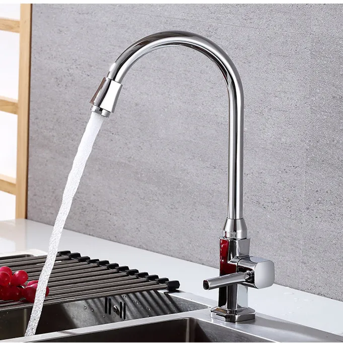 Kitchen Faucet SDSN Touch Kitchen Faucet Single Cold Chrome Kitchen Mixer Tap Smart Touch Control Kitchen Faucets Cold Water Tap