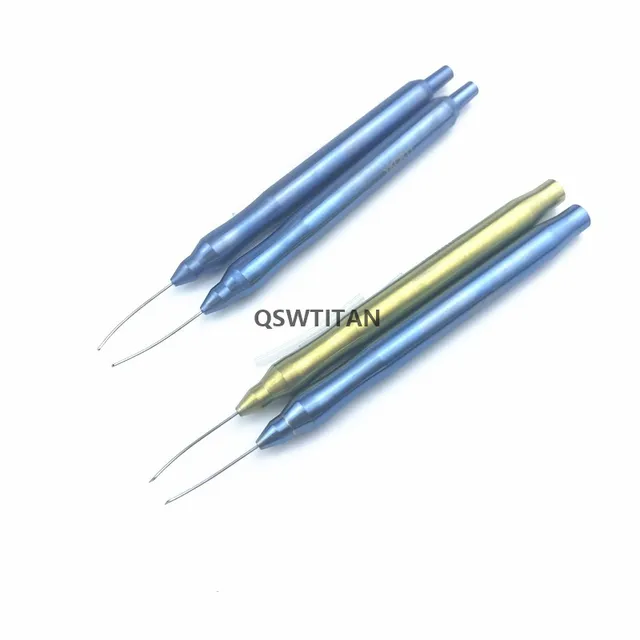 2 sztuk/zestaw 23G irygacja okulistyczna/aspiracja rękojeść okulistyczny instrument chirurgiczny