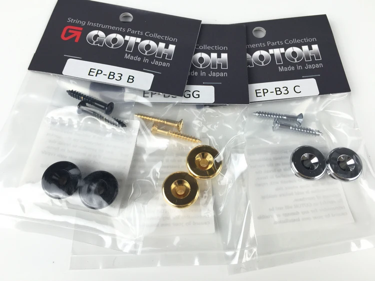 1 set GOTOH Strap Button / Strap Pin For Guitar And Bass EP-B3 MADE IN JAPAN