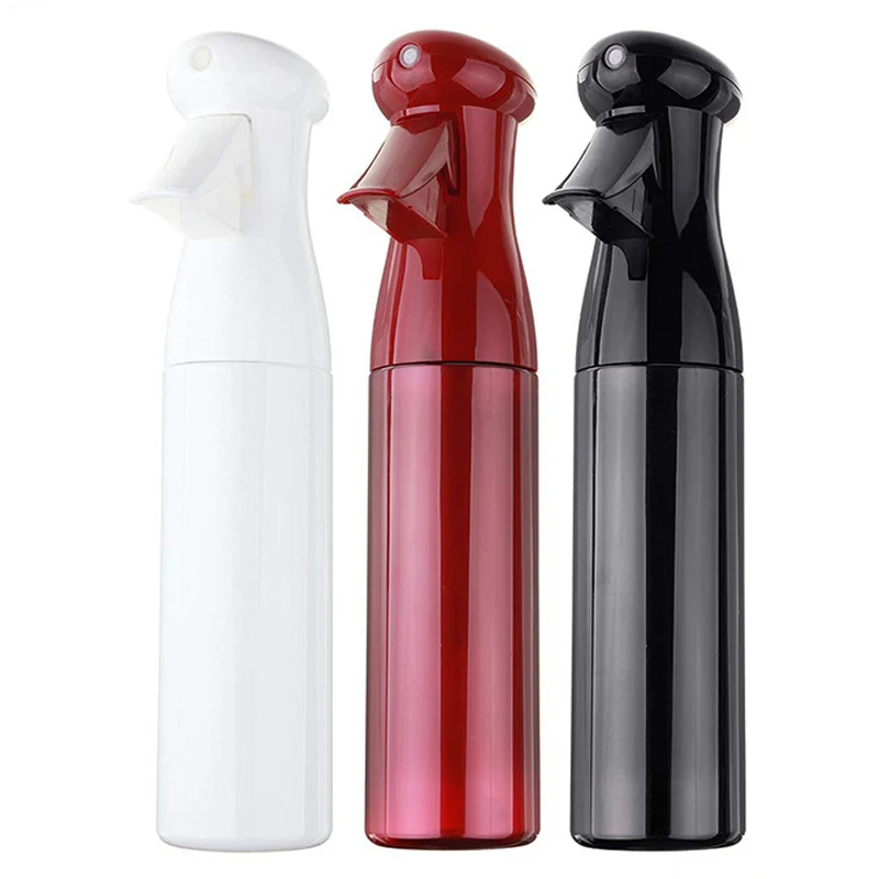 300ML Salon Barber High Pressure Continuous Fine Mist Automatic Spray Bottle Beauty Hairdressing Aprayer Disinfectant Spray Can