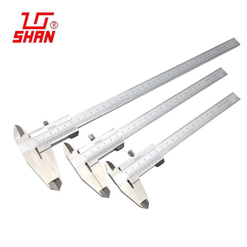 Vernier caliper 0.02mm 0-150 0-200 0-300mm high precision stainless steel vernier calipers digital caliper measuring tool