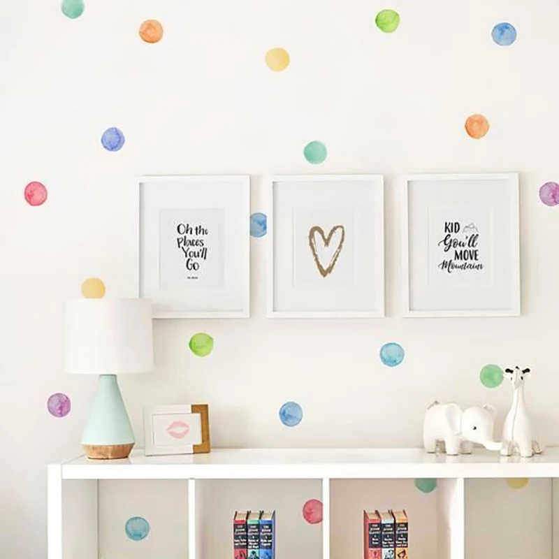 29 Pcs/Set PVC Baby Wall Decals Colored Dots Creative Stickers for Children Vinyl Nursery Room Decoration