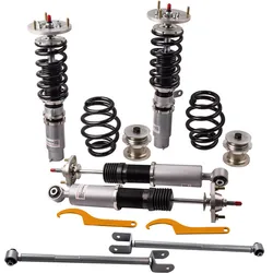 Coilovers Suspension for BMW E46 3 Series 1998-2004 + Control Arms 24 Ways Adjustable Damper