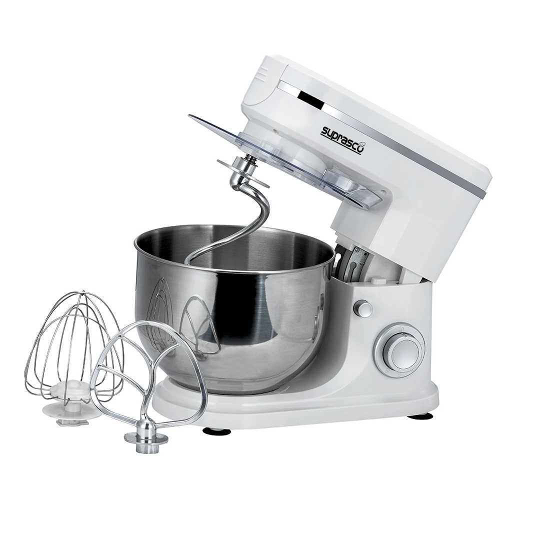 

SUPRASCO 1500W 6LNew Model Stand Mixer ,Kitchen machine with Dough hook, Beater, Whisk