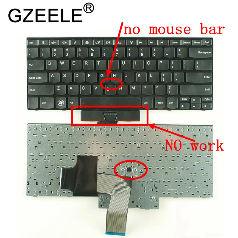 

GZEELE New US keyboard for Lenovo for ThinkPad Edge E320 E325 E420 E420S E425 English version black