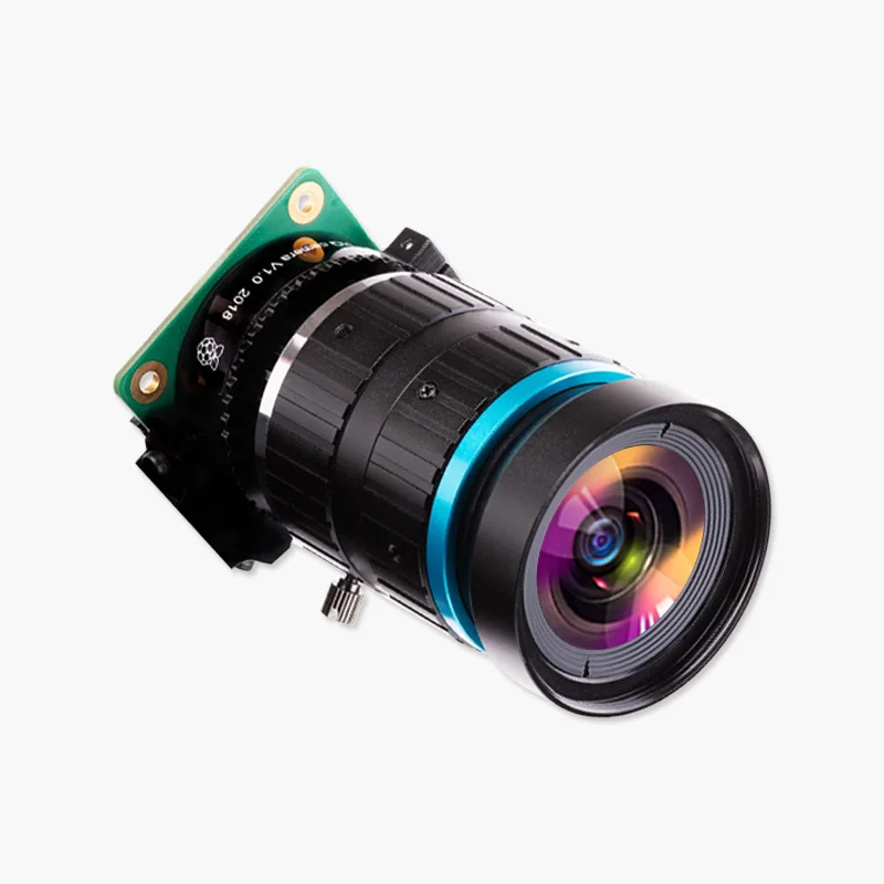 Raspberry Pi High Quality HQ Camera Module 12.3MP IMX477 sensor support for C- and CS-mount lenses