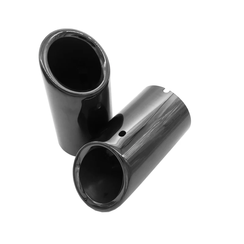 1 Pair Car Rear Exhaust Tail Pipe Muffler Throat For Volkswagen VW golf 5 6 7 Jetta 6 Scirocco Sagitar Passat B6 B7 B8 1.4T TSI