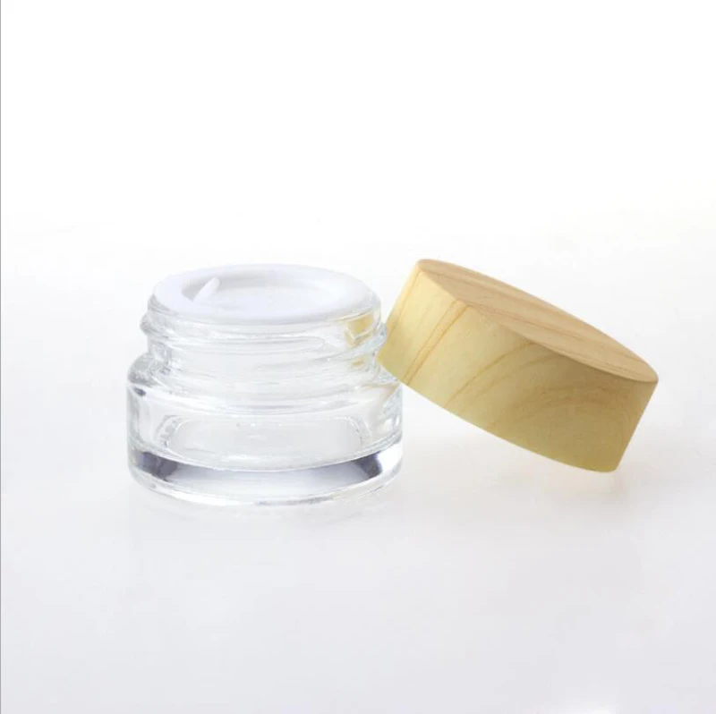 5g 10g 15g 30g 50g 100g Cosmetic Empty Jar Pot Eyeshadow Makeup Face Cream Container Bottle With Plastic Cap and Inner Pad