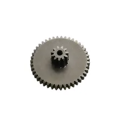 43112B 0.6M OD=27mm Duplicate Gear 43 Teeth+ 11 Teeth Hole 2mm Loose Fit Metal Reduction Pinion