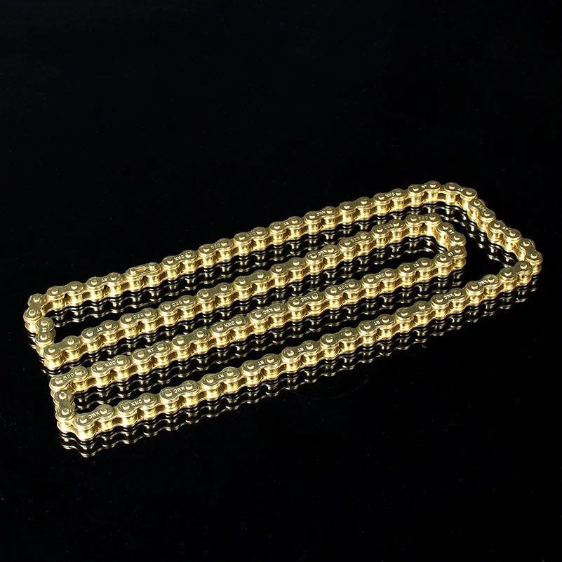 Motorcycle 520 KMC Gold Chains 110 Links Chain For ATV Quad MX Enduro Motard Racing