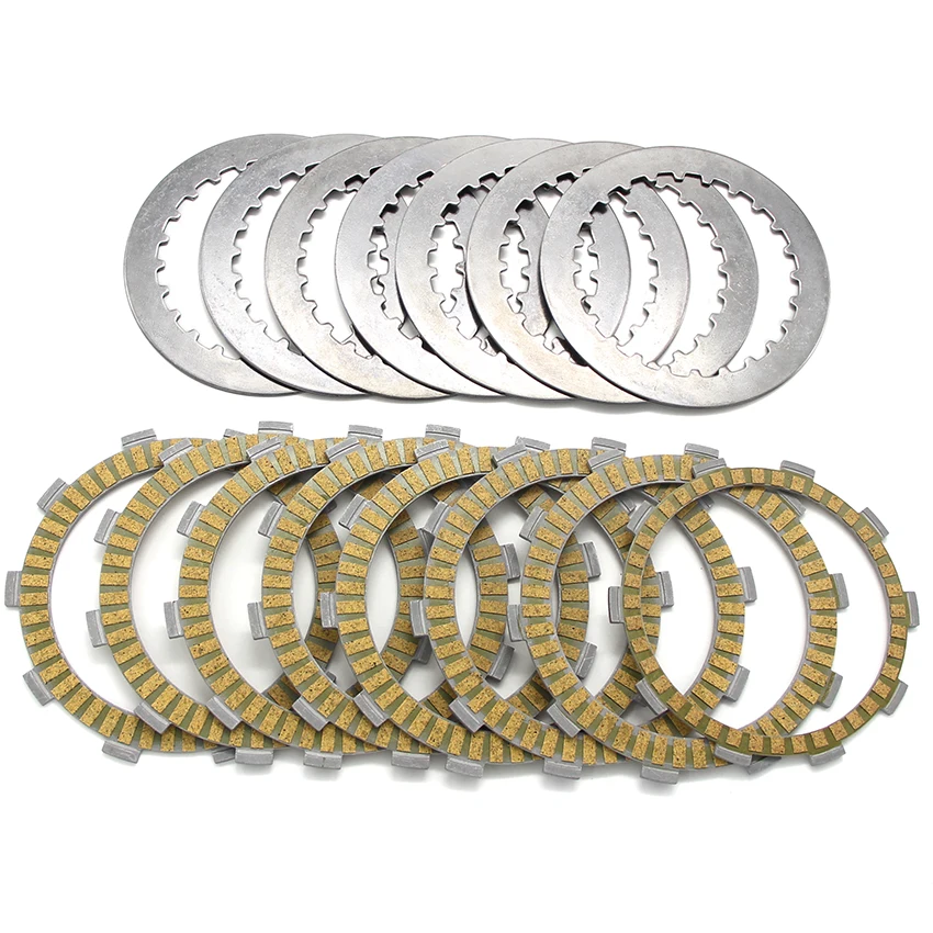 Motorcycle Friction Clutch Plates For Honda XL700V V8/V9/VA VA8/VA9/VAA 22201-MAV-000/22201-MFF-D00 22202-MAE-000  22321-MN8-000