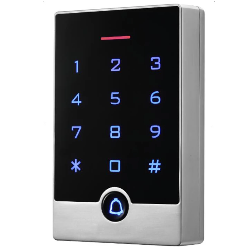 

125Khz RFID Standalone Access Control Reader Keypad IP65 Waterproof Backlight Touch Keypad 2000 Users