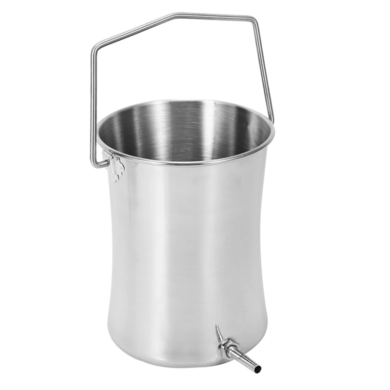 Top Deals 2L Health Stainless Steel Enema Bucket Suitable for Colon Cleansing Reusable Constipation Cleaning Detoxification Clea