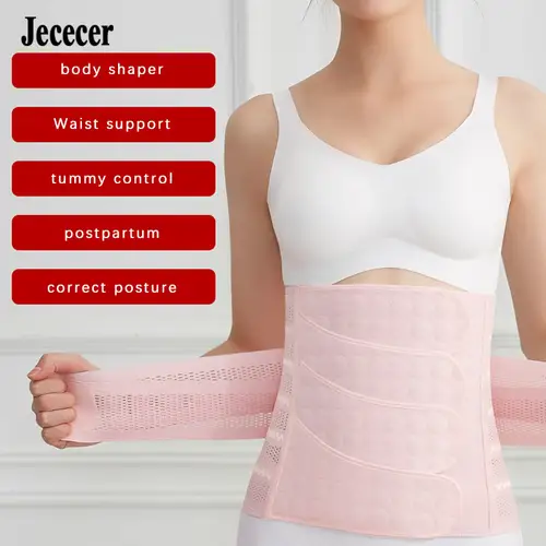 Women Modeling Belt Postpartum Bandage Postnatal Support Girdle Waist Trainer Shapewear Belly Band Body Shaper Corset Slimming - Image 4