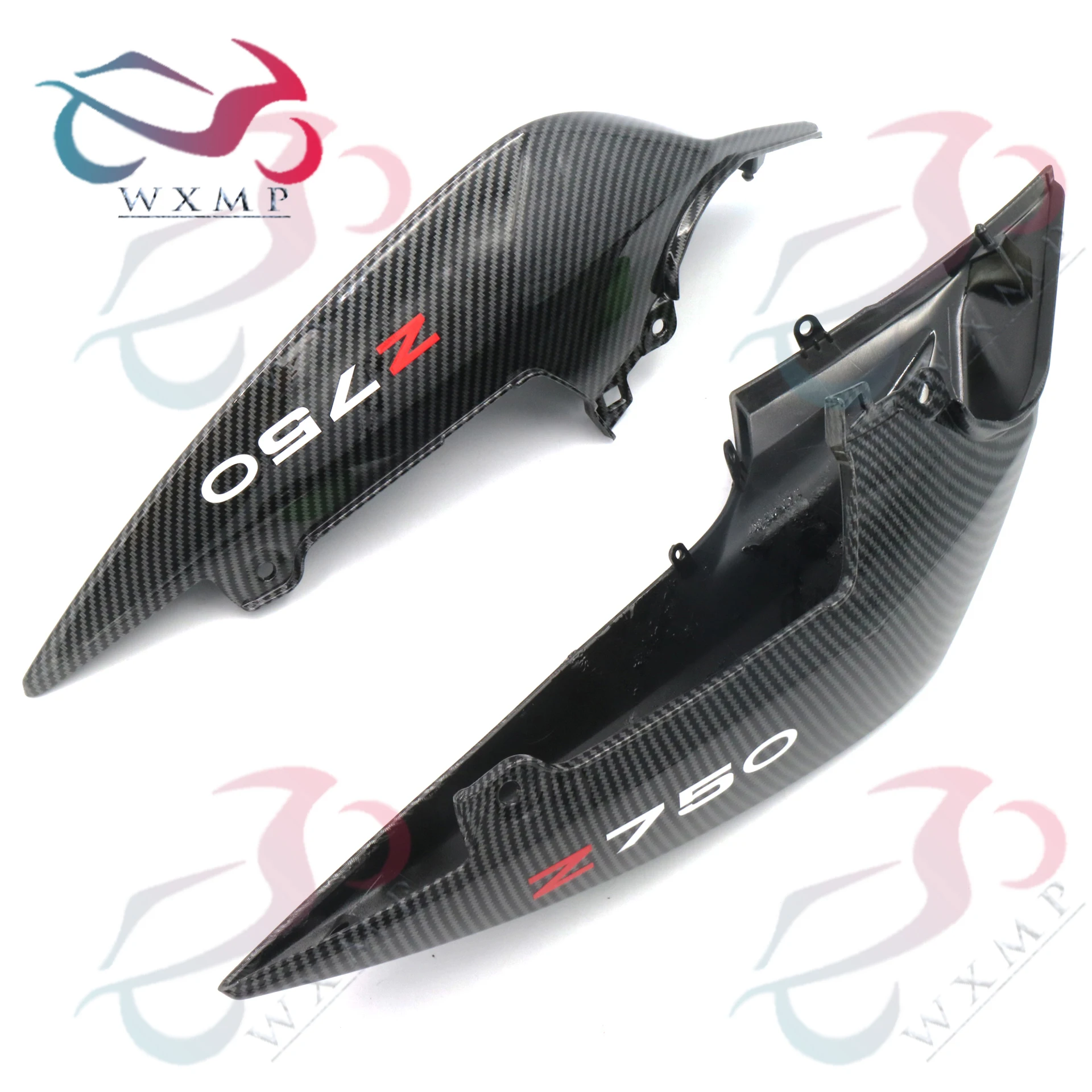 

Compression Carbon Fiber Paint Side Upper Tail Seat Cover Rear Fairing For Kawasaki Z750 2007 - 2012 / Z1000 2007 - 2009