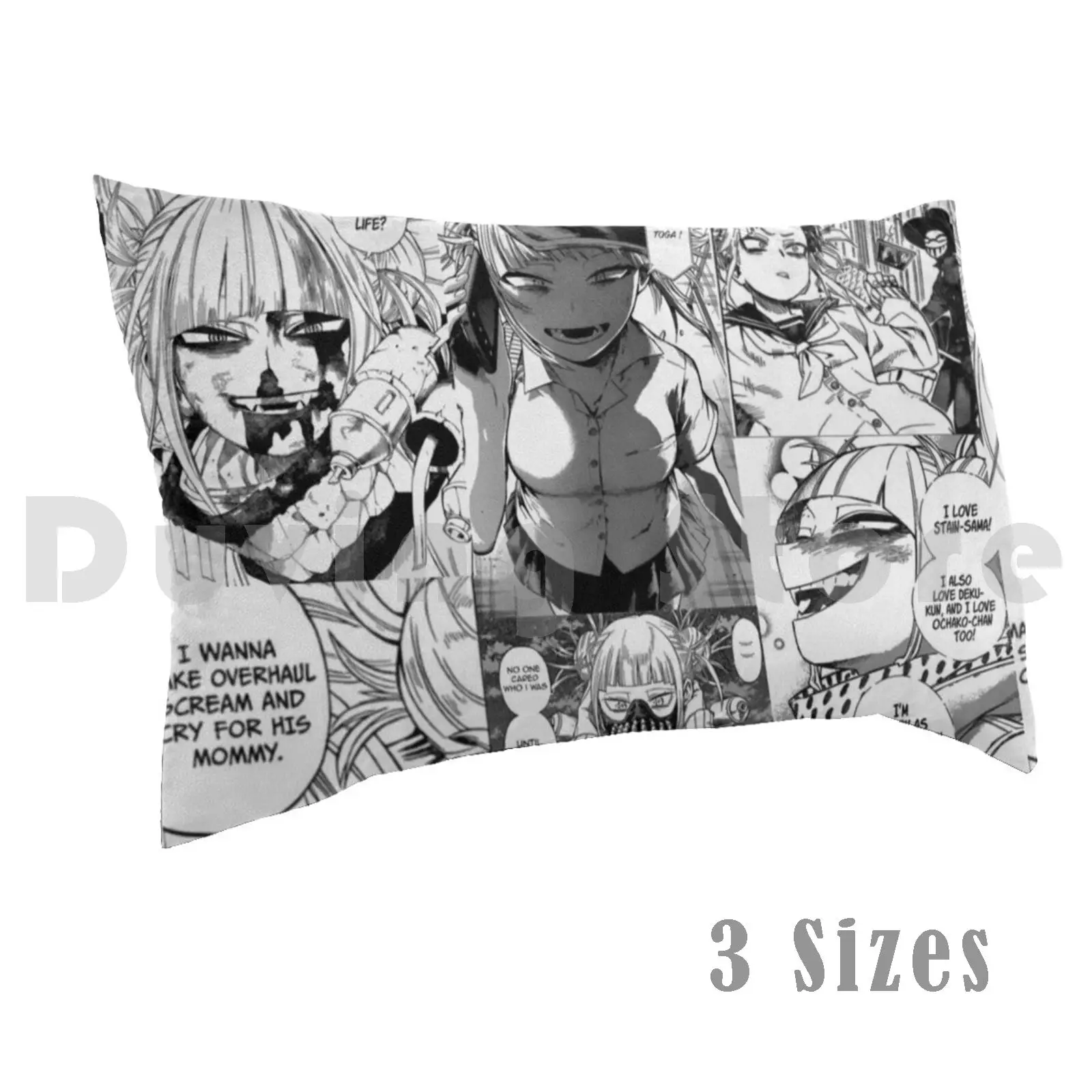 

Наволочка на панели Himiko Toga Manga с принтом 35x50 Toga Himiko Toga Bnha Bha Mha Himiko Toga Manga Anime