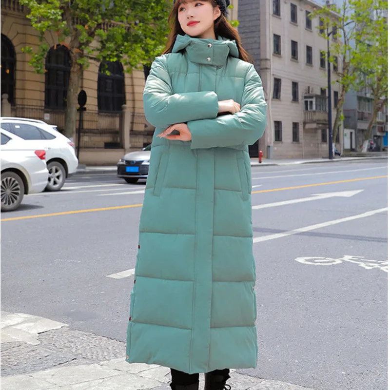 Thick Down Parka Women With Hood Down Jacket Winterr Coat Cultivate Morality Fashion Eiderdown Hoodie With Thick