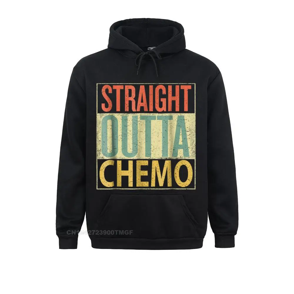 Straight Outta Chemo Shirt. Funny Vintage Retro Feel Long Sleeve Hoodies Men's Sweatshirts Summer Sportswears 2021 Popular