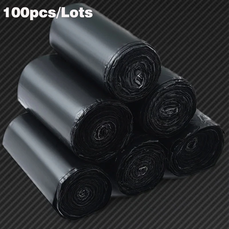 INPLUSTOP 100pcs/lot PE Plastic Envelope Mailing Bags Black Poly Storage Bag Self Adhesive Seal Postal Poly Mailer Packaging Bag