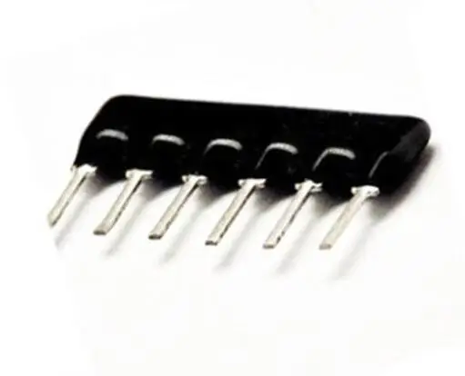 

200pcs/lot B type DIP Network Resistor 6pin 1/8W 5% 330R B06-331JP 470R B06-471JP 1K B06-102JP 2.2K B06-222JP 3.3K DIP exclusion