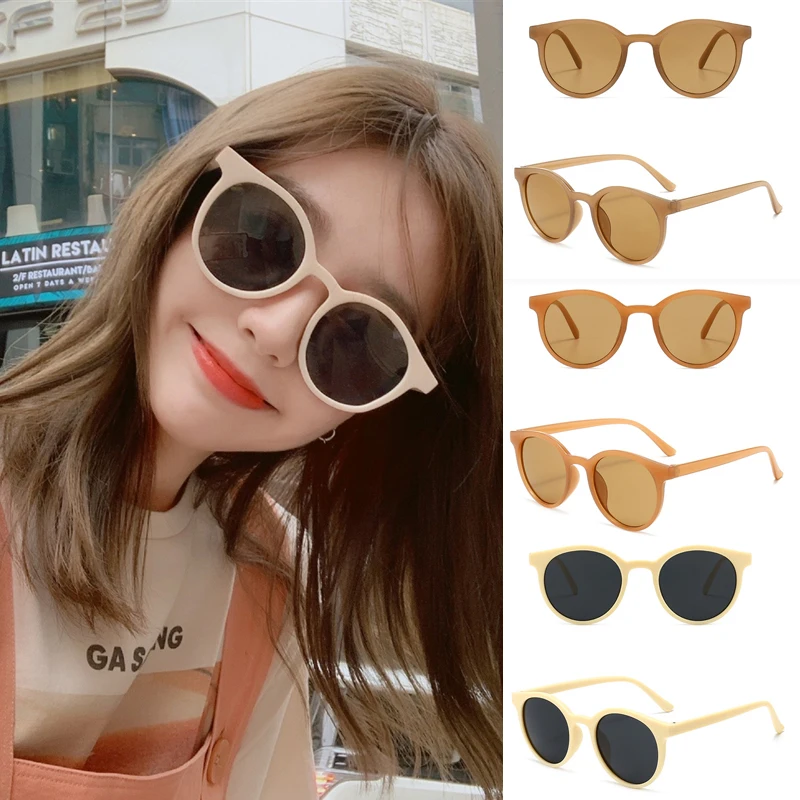 

2021 Celebrity Style Fashion Retro Small Round Sunglasses Women Men Fashion Vintage Brand Sun Glasses Colourful Sunglass UV400