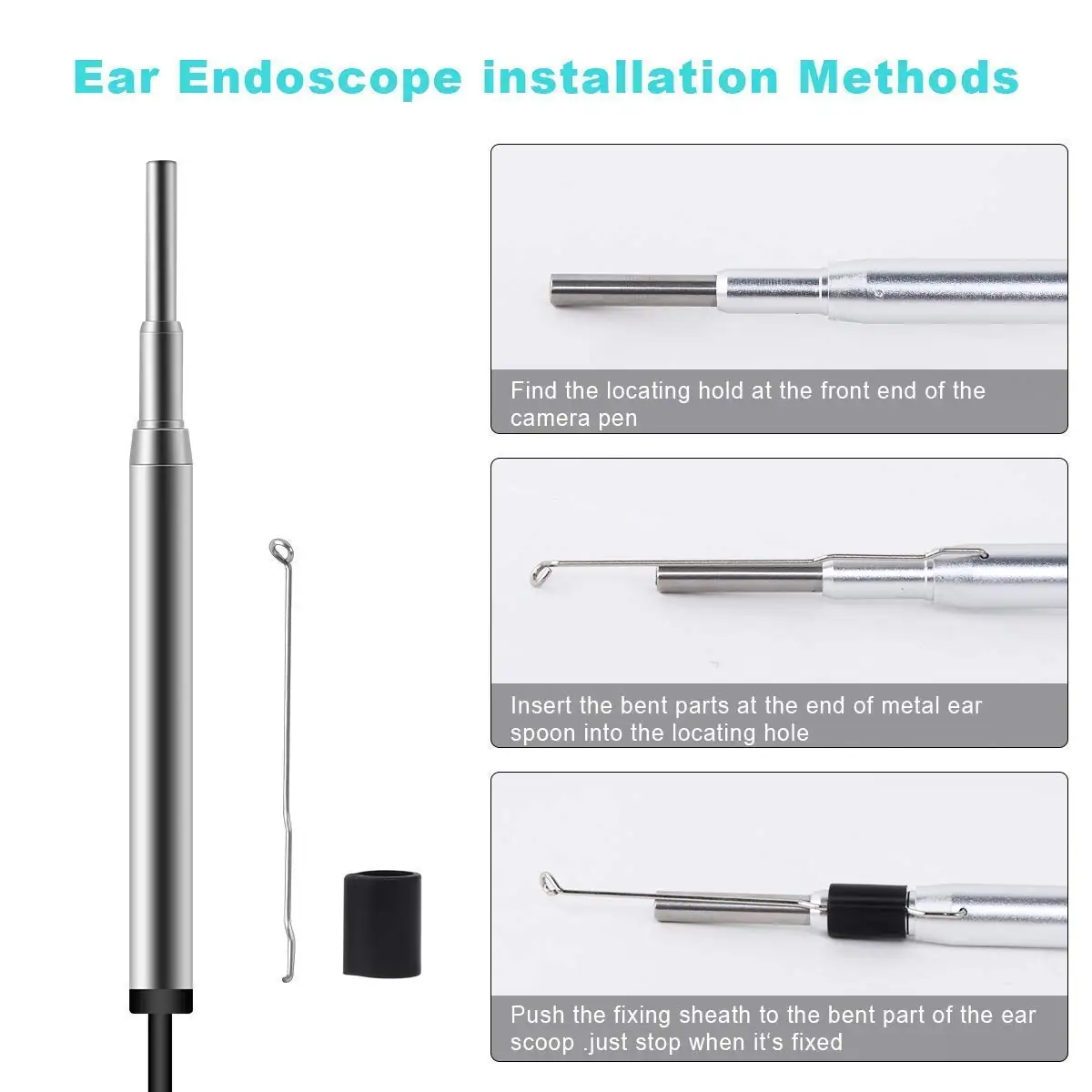3.9MM Mini Medical Endoscope Camera  Waterproof USB Endoscope Inspection Camera for OTG Android Phone PC Ear Nose Borescope
