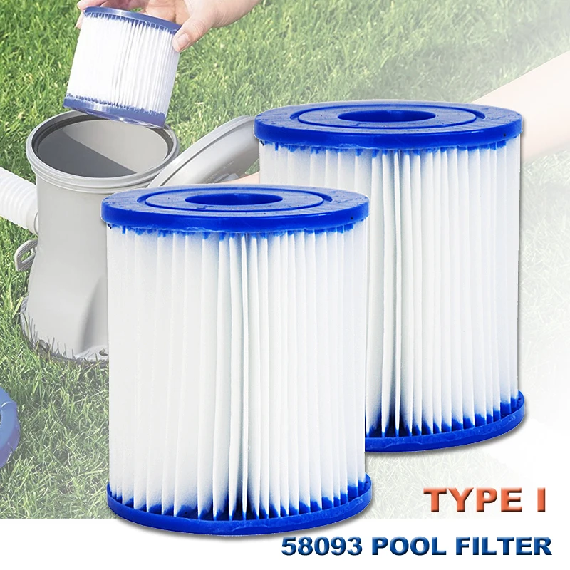 

Swimming Pool Filter Cartridge Type I 58093 Suitable for 330 Gallon Pool Pump Filter 2pcs Pack