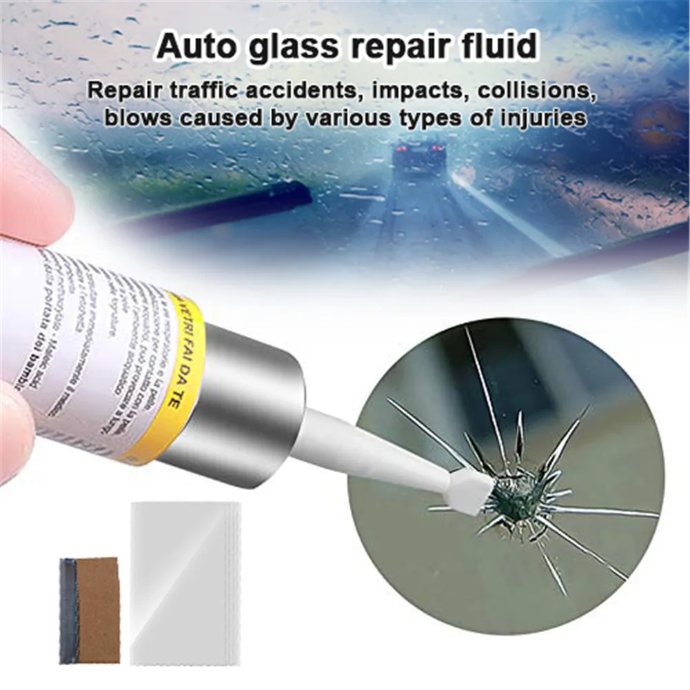 DIY Car Window Repair Tools Windshield Repair Tool Window Glass Curing Glue Auto Glass Scratch Crack Restore Kit Car Accessories