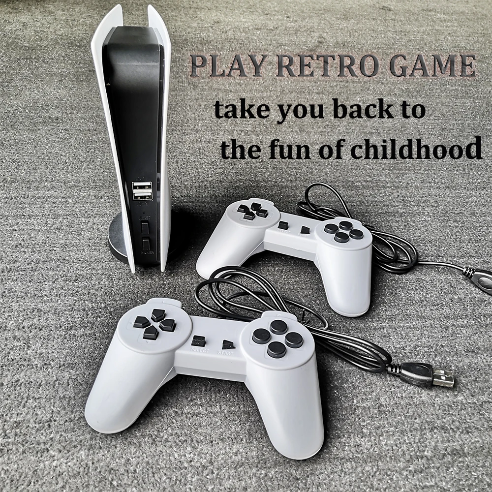 สถานีเกม5สาย USB คอนโซลวิดีโอเกม200เกมคลาสสิก8บิต TV Consola Retro ผู้เล่นเกมมือถือเอาต์พุต AV