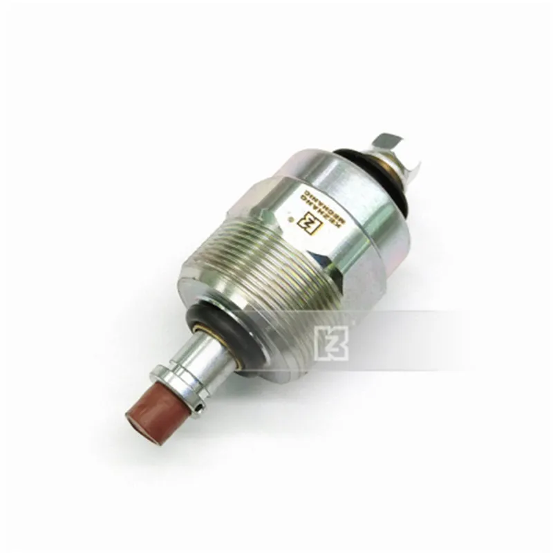 

For Excavator flameout shutoff valve Cummins B3.3F engine 12V/24V Yuchai 35/55 parking solenoid valve 096030-0070