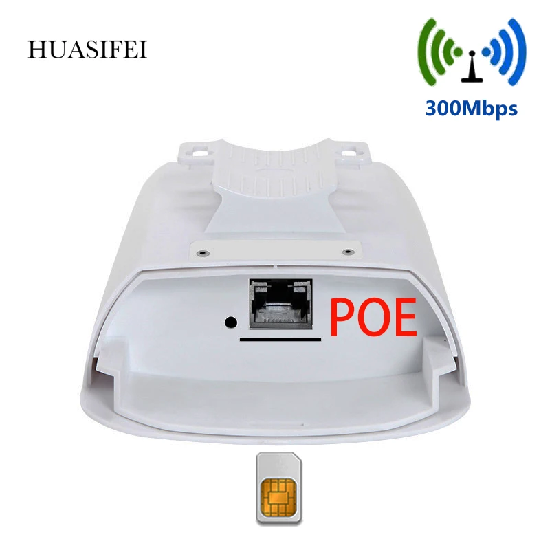 300Mbps CAT4 router 3G / 4G LTE wi fi router with sim card waterproof outdoor router for IP camera/external WiFi coverage