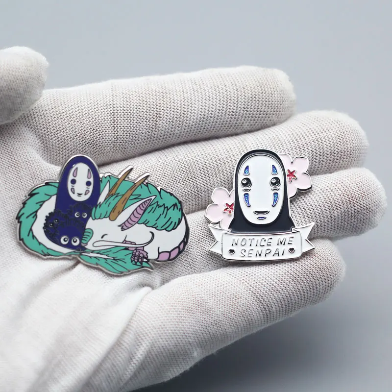 Creativity Anime Arts Brooch Cartoon Metal Enamel Pins Collecting Backpack Hat Bag Decorate Badges Send Friend Fans BoutiqueGift