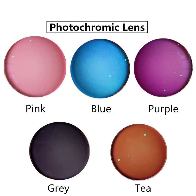 1.56 1.61 1.67 Progressive Photochromic Glasses Lenses Multifocal Reading Prescription Myopia Optical Transition UV Lens