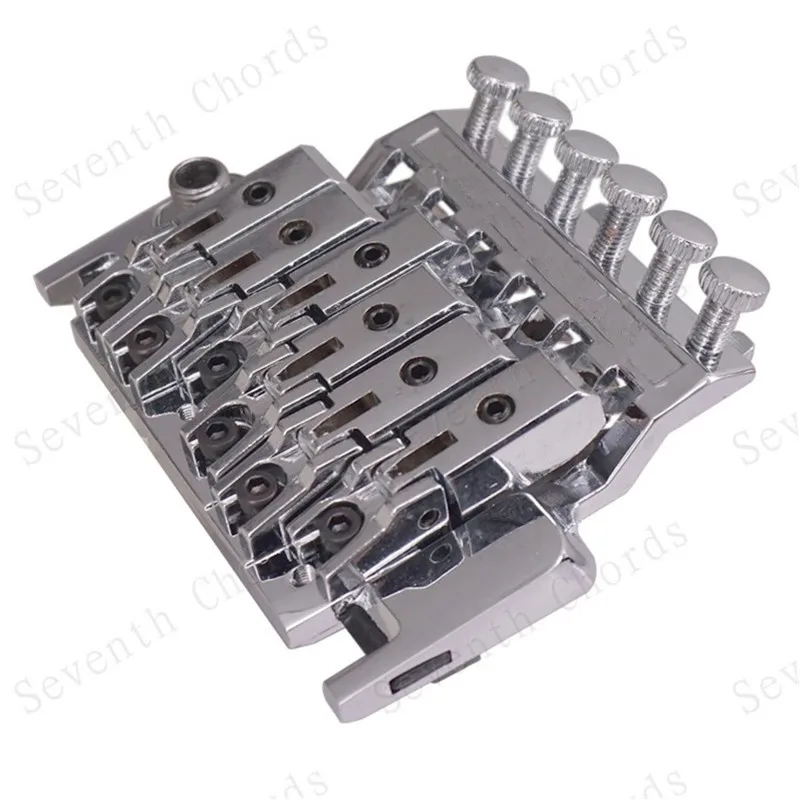 Imagem -04 - Guitarra Elétrica String Bridge Sistema Tremolo Bloqueio Duplo Puxado Guitarra Acessórios Peças B005 um Conjunto