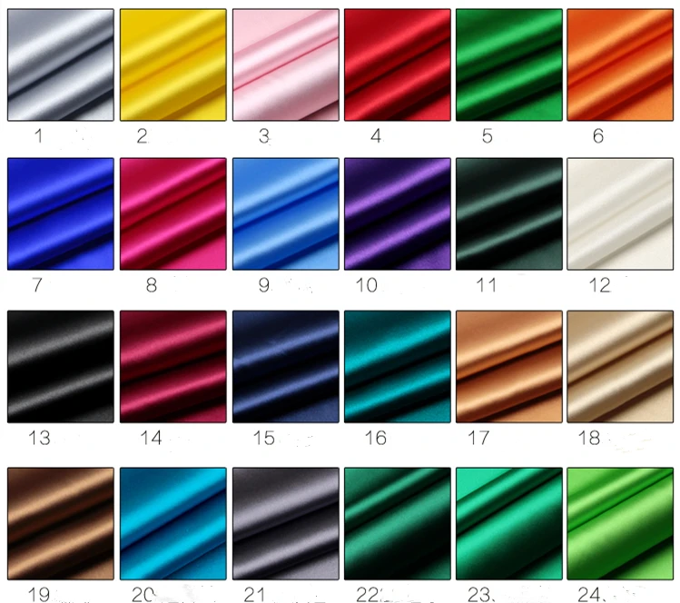 19 MM Silk Satin Fabrics For Sewing Per 0.5 Meters Lycra Stretch Charmeuse Nature Mulberry Cloth Quilting Patchwork DIY Grown