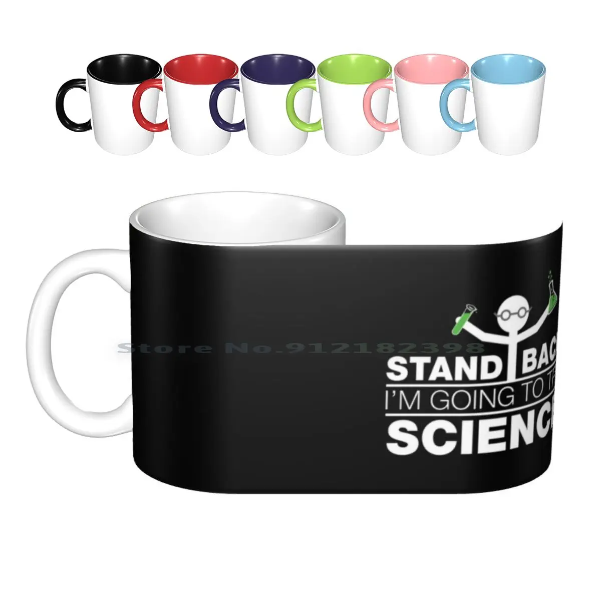 Stand Back , I'm Going To Try Science. Geeky Scientist. Ceramic Mugs Coffee Cups Milk Tea Mug Stand Back Im Going To Try