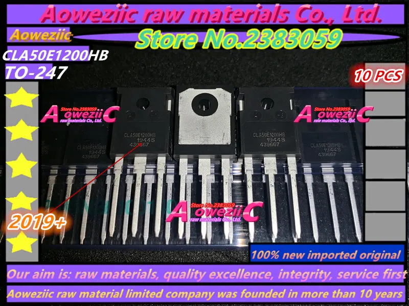 

Aoweziic 2019+ 100% new imported original CLA50E1200HB CLA50E1200 TO-247 Unidirectional Thyristor 50A 1200V