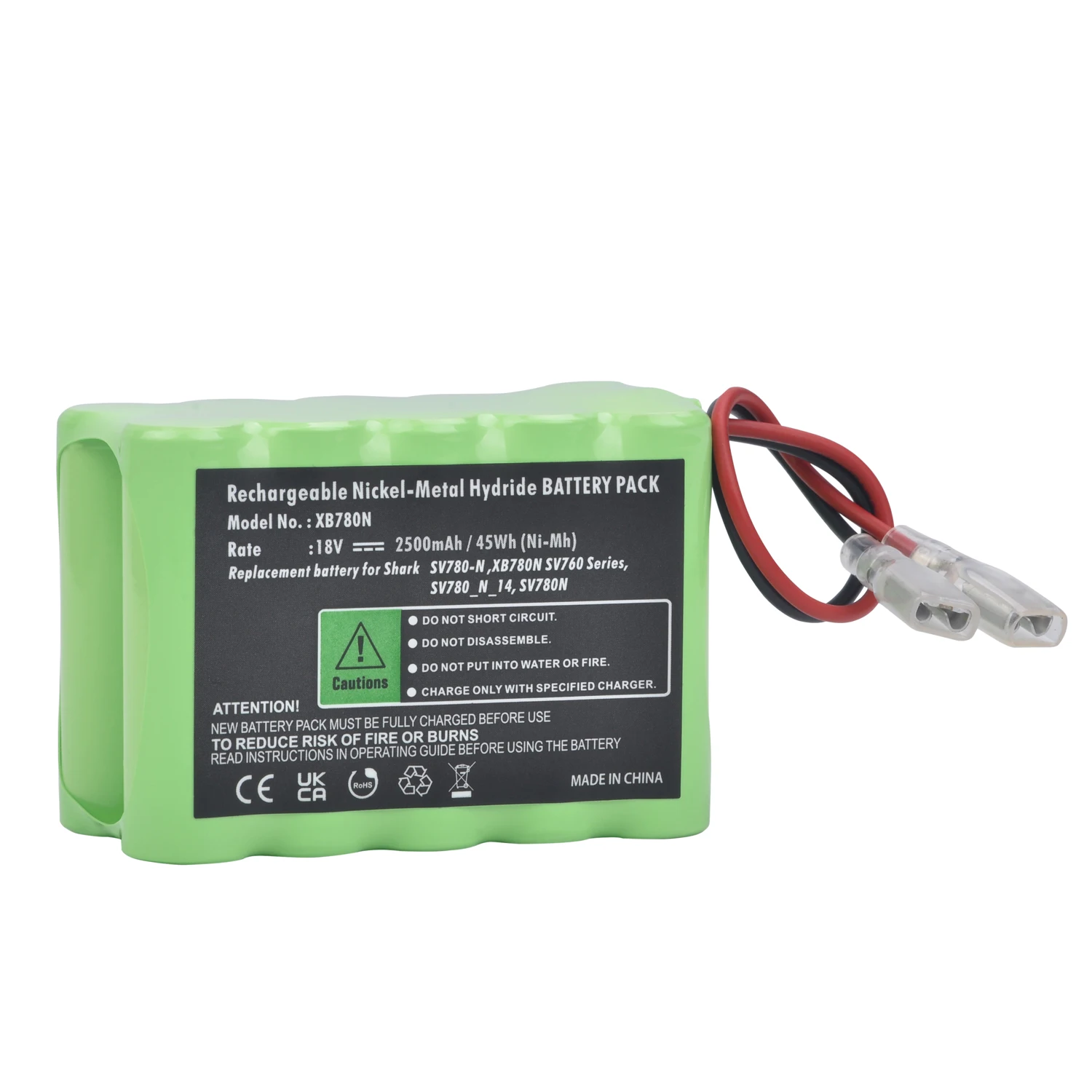 

DuraPro 18V 2500mAh Replacement Battery for Shark SV780-N XB780N SV760 Series SV780_N_14 SV780N Vacuum Cleaner Battery