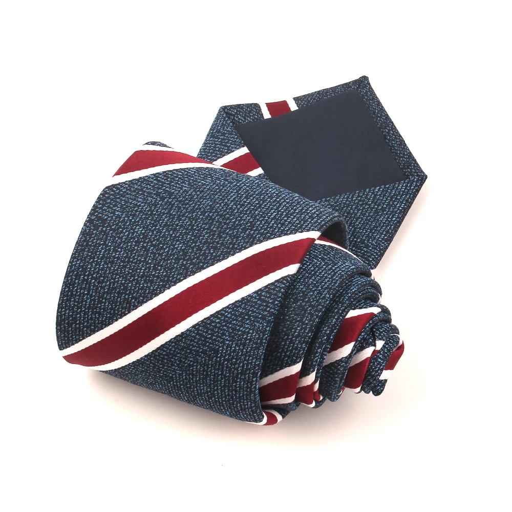 Nuovo A Righe Collo Cravatta Per Gli Uomini Le Donne Jacquard Cravatta Per La Cerimonia Nuziale Abiti Skinny Tie Casual Sottile Maschio Cravatta Blu Rosso gravatas